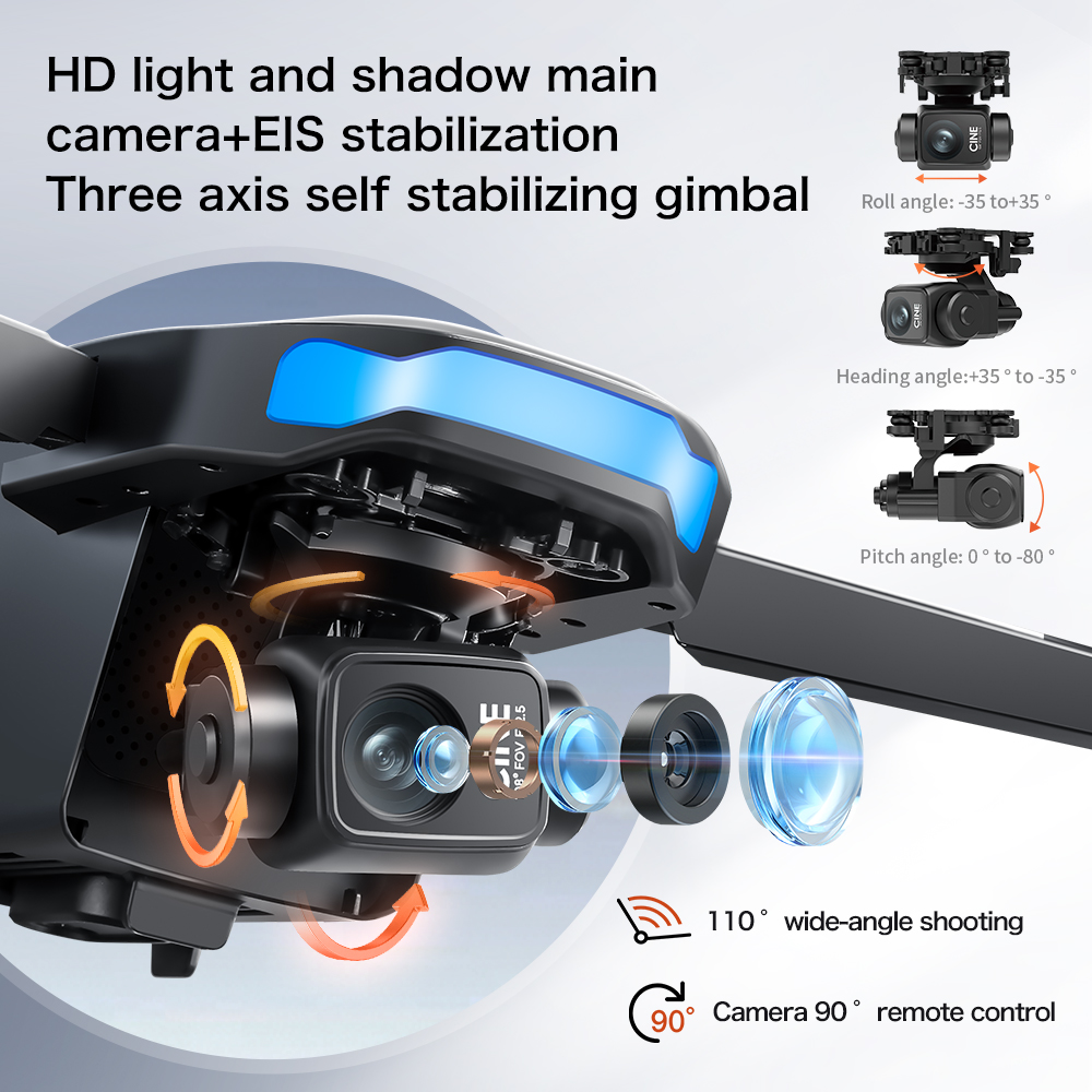 Dron GPS S-X1 MAX con estabili - Drone Gimbal 3 Axis reseña y precio